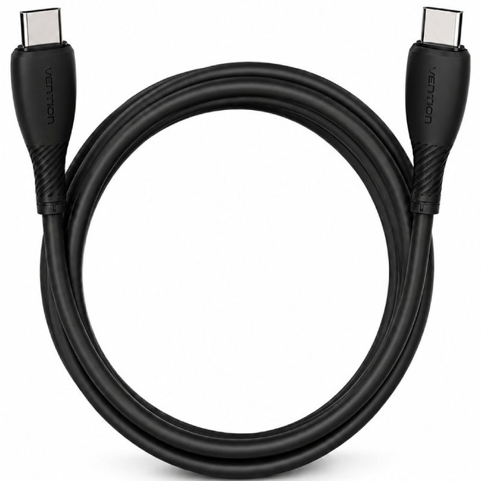 Vention Cable USB-C a USB-C 2.0 60W 1m Negro Vention Cable USB-C a USB-C 2.0 60W 1m Negro